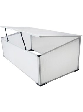 vidaXL Koude bak met 2 deksels 110x55x41 cm