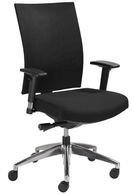 Bureaustoel zwart 1808