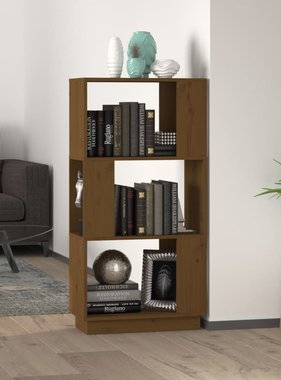 vidaXL Boekenkast/kamerscherm 51x25x101 cm grenenhout honingbruin