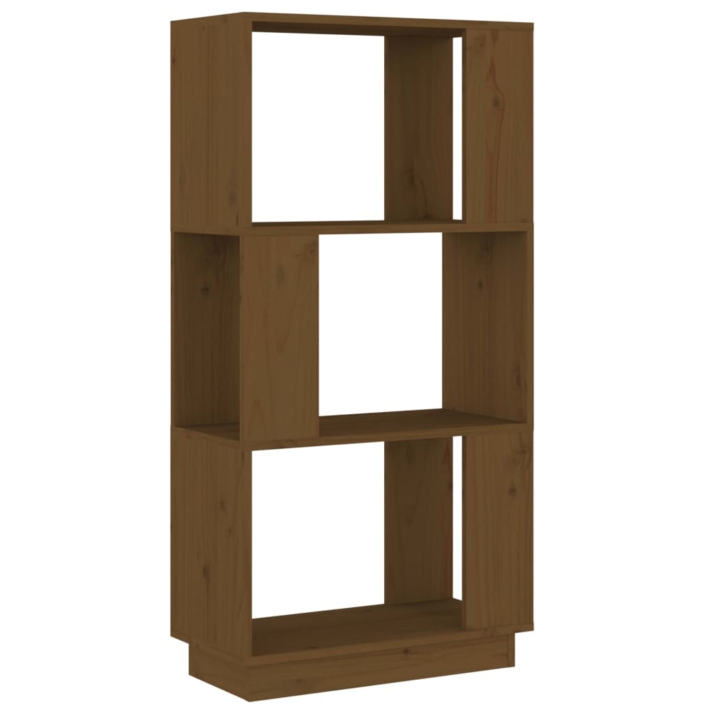 vidaXL Boekenkast/kamerscherm 51x25x101 cm grenenhout honingbruin