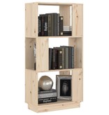 vidaXL Boekenkast/kamerscherm 51x25x101 cm massief grenenhout