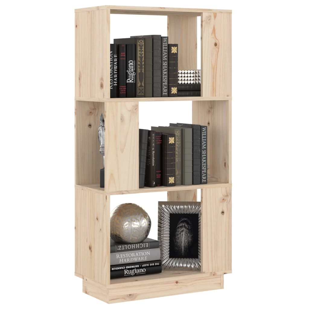 vidaXL Boekenkast/kamerscherm 51x25x101 cm massief grenenhout