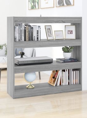 vidaXL Boekenkast/kamerscherm 100x30x103 cm grijs sonoma eikenkleurig