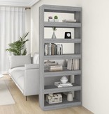 vidaXL Boekenkast/kamerscherm 80x30x198 cm spaanplaat grijs sonoma