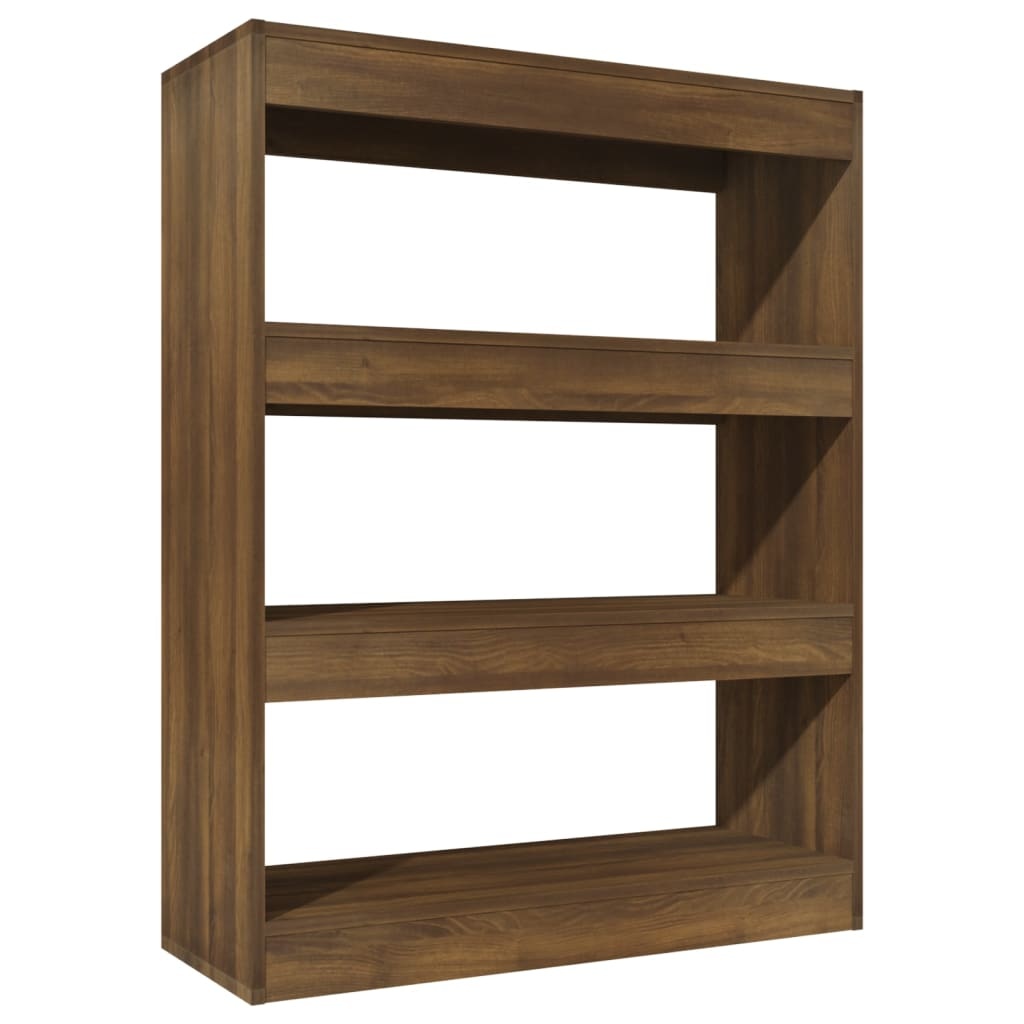 vidaXL Boekenkast/kamerscherm 80x30x103 cm bewerkt hout bruineiken