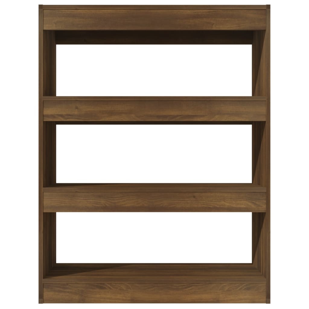 vidaXL Boekenkast/kamerscherm 80x30x103 cm bewerkt hout bruineiken