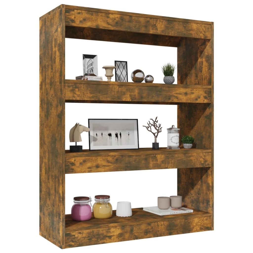 vidaXL Boekenkast/kamerscherm 80x30x103 cm bewerkt hout sonoma eiken