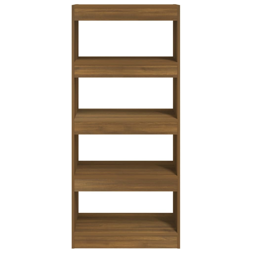 vidaXL Boekenkast/kamerscherm 60x30x135 cm bewerkt hout bruineiken