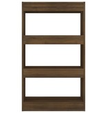 vidaXL Boekenkast/kamerscherm 60x30x103 cm spaanplaat bruineikenkleur