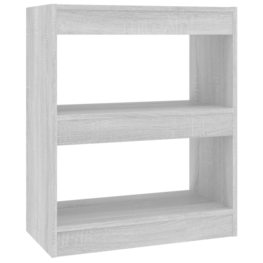 vidaXL Boekenkast/kamerscherm 60x30x72 cm grijs sonoma eikenkleurig