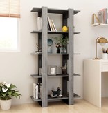 vidaXL Boekenkast/kamerscherm 80x30x160 cm spaanplaat grijs sonoma