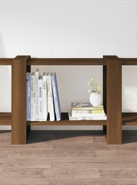 vidaXL Boekenkast 100x30x51 cm bewerkt hout bruineikenkleurig