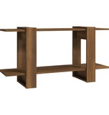 vidaXL Boekenkast 100x30x51 cm bewerkt hout bruineikenkleurig