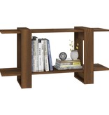 vidaXL Boekenkast 100x30x51 cm bewerkt hout bruineikenkleurig