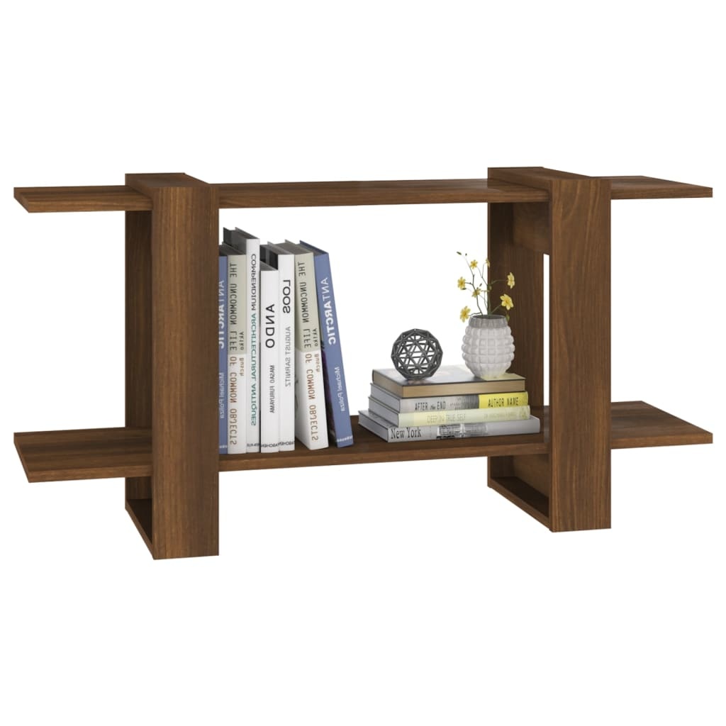 vidaXL Boekenkast 100x30x51 cm bewerkt hout bruineikenkleurig