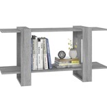 vidaXL Boekenkast 100x30x51 cm bewerkt hout grijs sonoma eikenkleurig