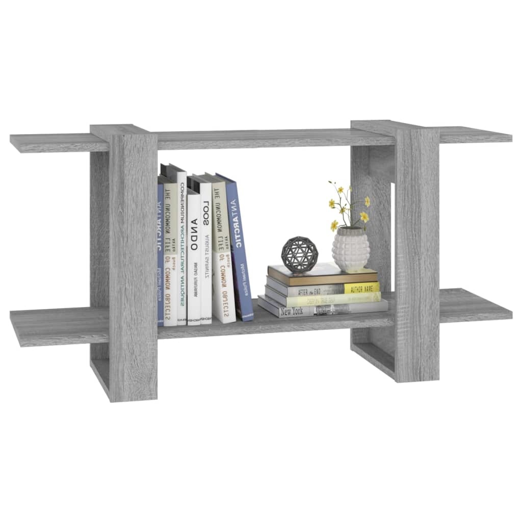 vidaXL Boekenkast 100x30x51 cm bewerkt hout grijs sonoma eikenkleurig