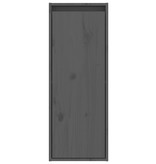VidaXL Wandkast 30x30x80 cm massief grenenhout grijs