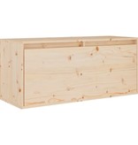 vidaXL Wandkast 80x30x35 cm massief grenenhout