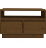 VidaXL Tv-meubel 60x35x37 cm massief grenenhout honingbruin