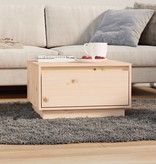 VidaXL Salontafel 55x56x32 cm massief grenenhout