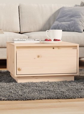 VidaXL Salontafel 55x56x32 cm massief grenenhout