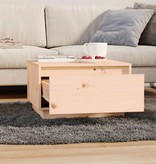 VidaXL Salontafel 55x56x32 cm massief grenenhout
