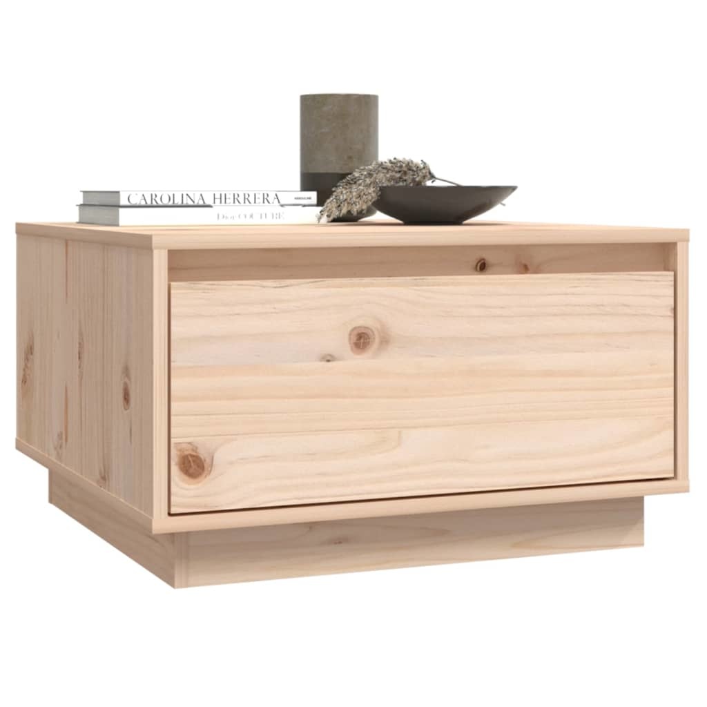 VidaXL Salontafel 55x56x32 cm massief grenenhout