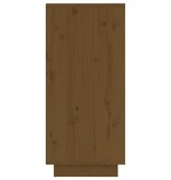 VidaXL Dressoirs 2 st 31,5x34x75 cm massief grenenhout honingbruin
