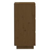 VidaXL Dressoirs 2 st 32x34x75 cm massief grenenhout honingbruin