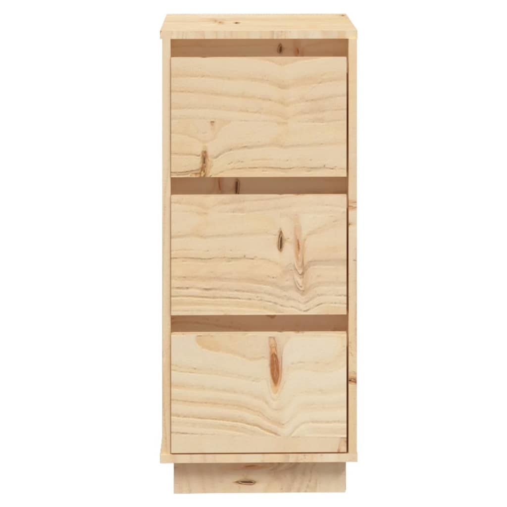 VidaXL Dressoirs 2 st 32x34x75 cm massief grenenhout