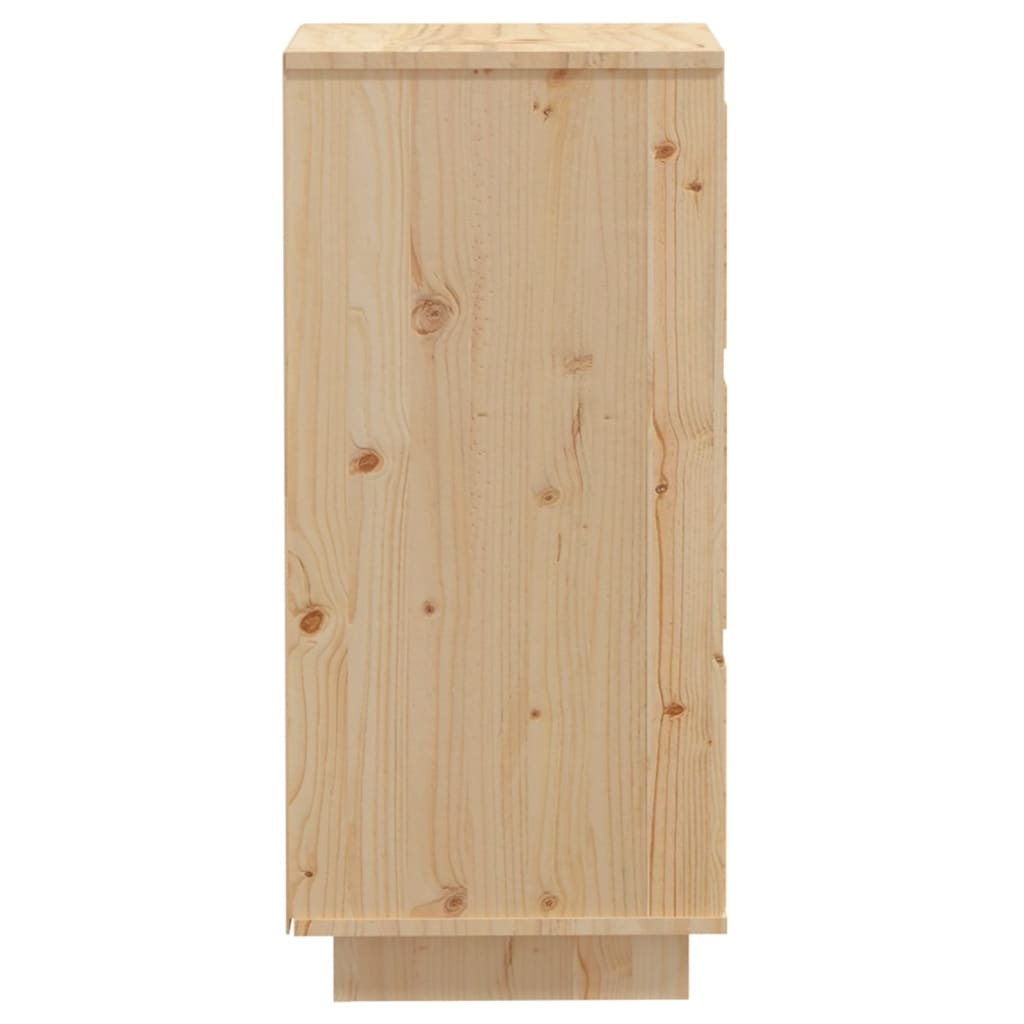 VidaXL Dressoirs 2 st 32x34x75 cm massief grenenhout