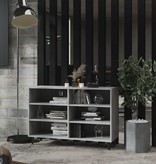 VidaXL Dressoir 103,5x35x70 cm spaanplaat grijs sonoma eikenkleurig