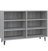VidaXL Dressoir 103,5x35x70 cm spaanplaat grijs sonoma eikenkleurig
