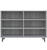 VidaXL Dressoir 103,5x35x70 cm spaanplaat grijs sonoma eikenkleurig