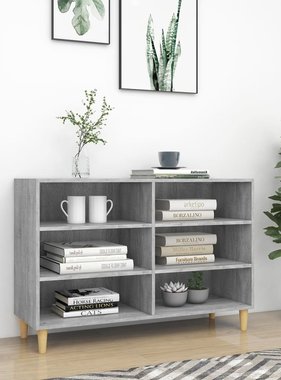 VidaXL Dressoir 103,5x35x70 cm spaanplaat grijs sonoma eikenkleurig