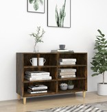 VidaXL Dressoir 103,5x35x70 cm spaanplaat gerookt eikenkleurig