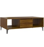 VidaXL Salontafel 103,5x60x35 cm spaanplaat bruineikenkleurig