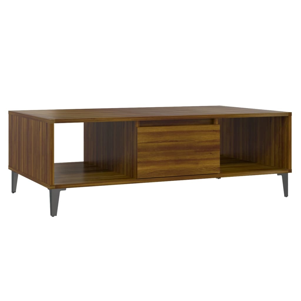 VidaXL Salontafel 103,5x60x35 cm spaanplaat bruineikenkleurig