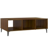 VidaXL Salontafel 103,5x60x35 cm spaanplaat bruineikenkleurig