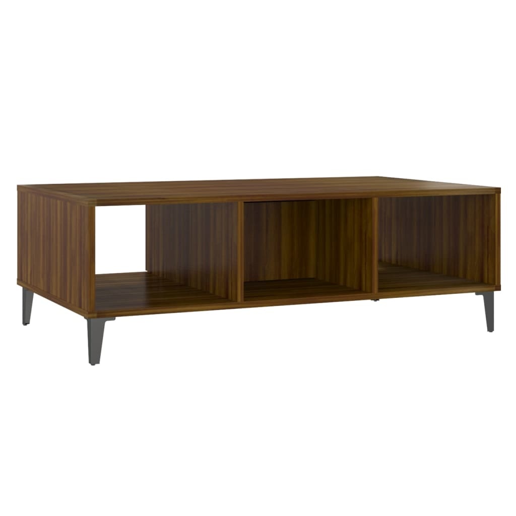 VidaXL Salontafel 103,5x60x35 cm spaanplaat bruineikenkleurig