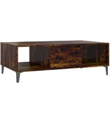 VidaXL Salontafel 103,5x60x35 cm spaanplaat gerookt eikenkleurig
