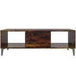 VidaXL Salontafel 103,5x60x35 cm spaanplaat gerookt eikenkleurig