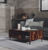 VidaXL Salontafel 90x60x35 cm spaanplaat gerookt eikenkleurig
