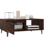 VidaXL Salontafel 90x60x35 cm spaanplaat gerookt eikenkleurig