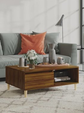 VidaXL Salontafel 90x60x35 cm spaanplaat bruineikenkleurig