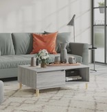 VidaXL Salontafel 90x60x35 cm spaanplaat grijs sonoma eikenkleurig