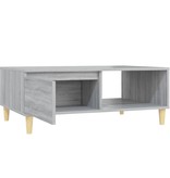 VidaXL Salontafel 90x60x35 cm spaanplaat grijs sonoma eikenkleurig