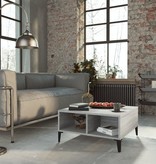 VidaXL Salontafel 60x60x30 cm spaanplaat grijs sonoma eikenkleurig
