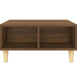VidaXL Salontafel 60x60x30 cm spaanplaat bruineikenkleurig